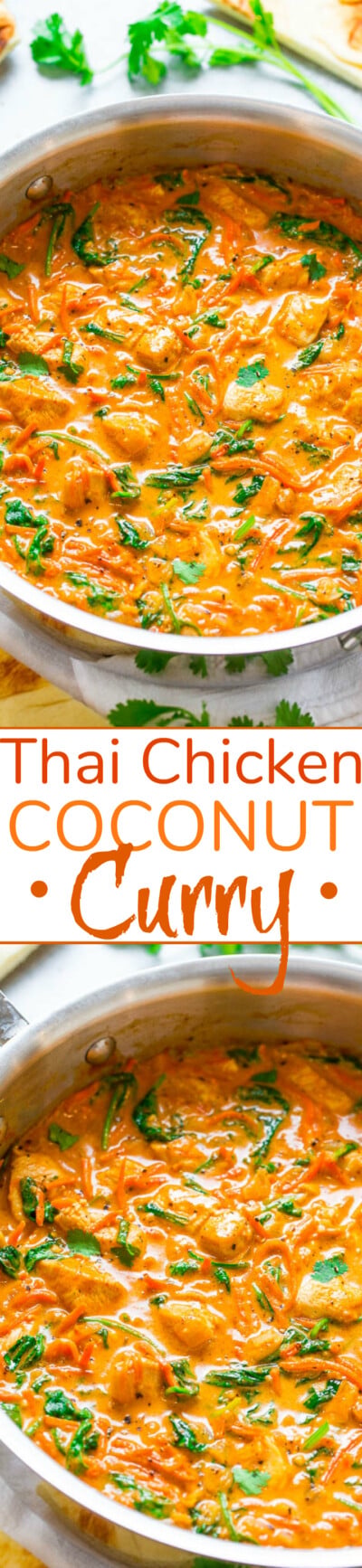 Thai Chicken Coconut Red Curry Recipe - Averie Cooks