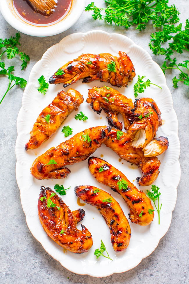 Grilled Honey BBQ Chicken   Averie Cooks | Recipe | Honey Barbeque