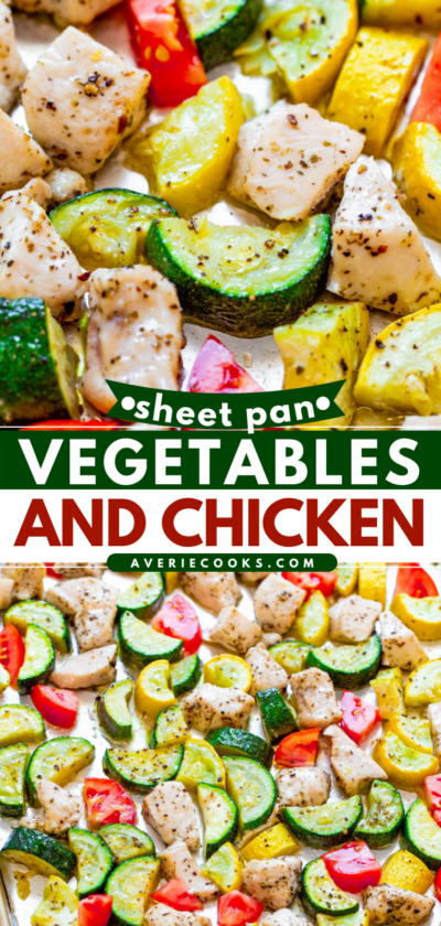 Summer Sheet Pan Chicken and Veggies - Averie Cooks