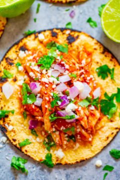 Easy 20-Minute Chicken Tinga Tacos