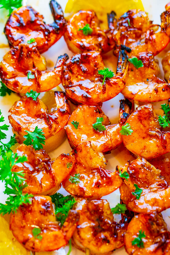 10-Minute Honey Barbecue Shrimp recipe