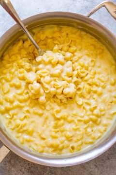 20-Minute Stovetop White Cheddar Mac and Cheese