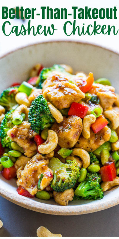 20-Minute Cashew Chicken {Better than Takeout!} - Averie Cooks