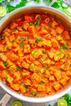 Coconut Lime Chicken and Sweet Potato Curry