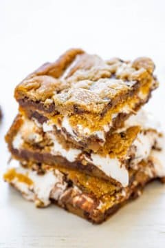 Chocolate Chip Cookie Smores Bars