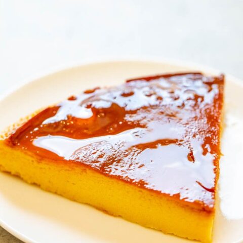 Classic Caramel Flan - If you've been scared to make what seems like a complicated dessert, don't worry!! This flan recipe is easy to follow and delivers delicate, TENDER, delicious flan with an IRRESISTIBLE caramel sauce!!