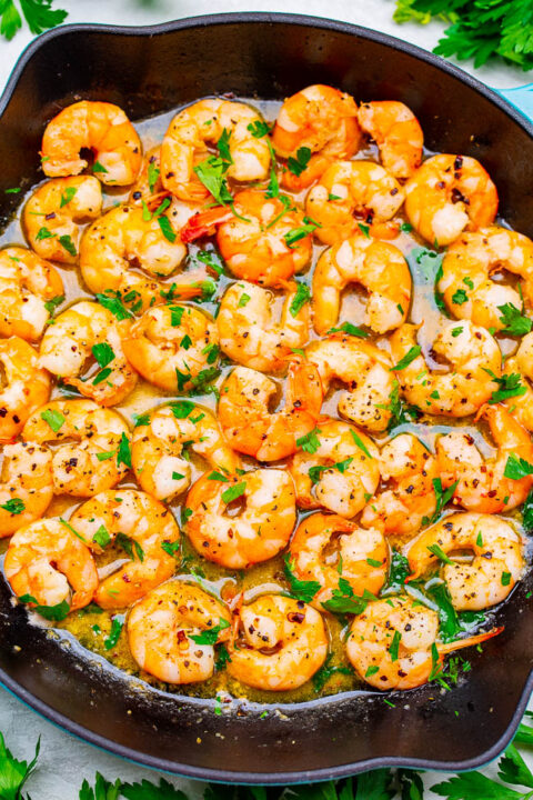 Easy Shrimp Scampi Recipe (10 Minutes!) - Averie Cooks