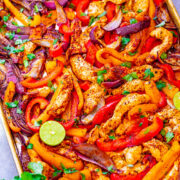 25-Minute Sheet Pan Chicken Fajitas.