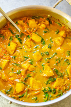 Yellow Thai Chicken Coconut Curry