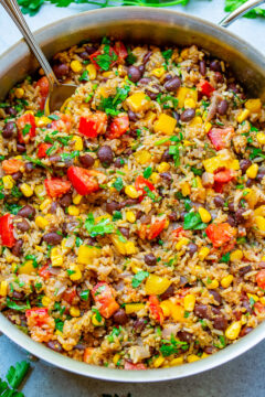 Mexican Rice, Beans, and Quinoa Medley