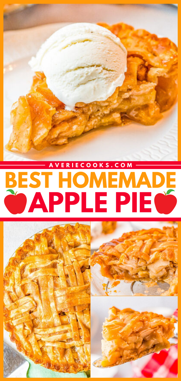 Best Homemade Apple Pie (From Scratch!) — This fabulous apple pie is a specialty of my grandma's. The sauce for the apples is slowly poured over the lattice crust until it fills the shell. 