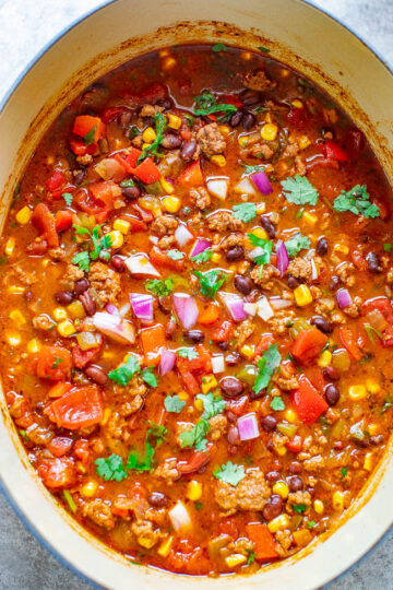 Easy 30-Minute Taco Soup - Averie Cooks