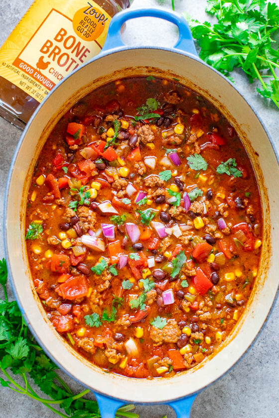 Easy 30-Minute Taco Soup - Averie Cooks