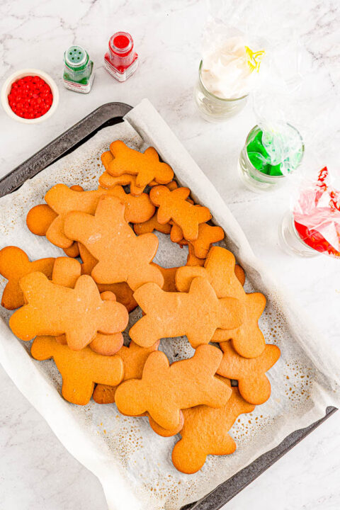 Classic Chewy Gingerbread Cookies (+ Icing!) - Averie Cooks