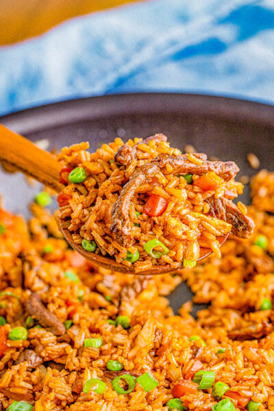 Better-Than-Takeout Beef Fried Rice - Averie Cooks