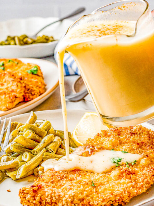 Beurre Blanc Sauce – Learn how to make this buttery white wine sauce with hints of lemon and shallots and impress your friends and family! Beurre blanc sauce is delicious served over chicken, fish, seafood, and vegetables. It elevates any ordinary dish to the next level and makes it taste elegant and fancy!