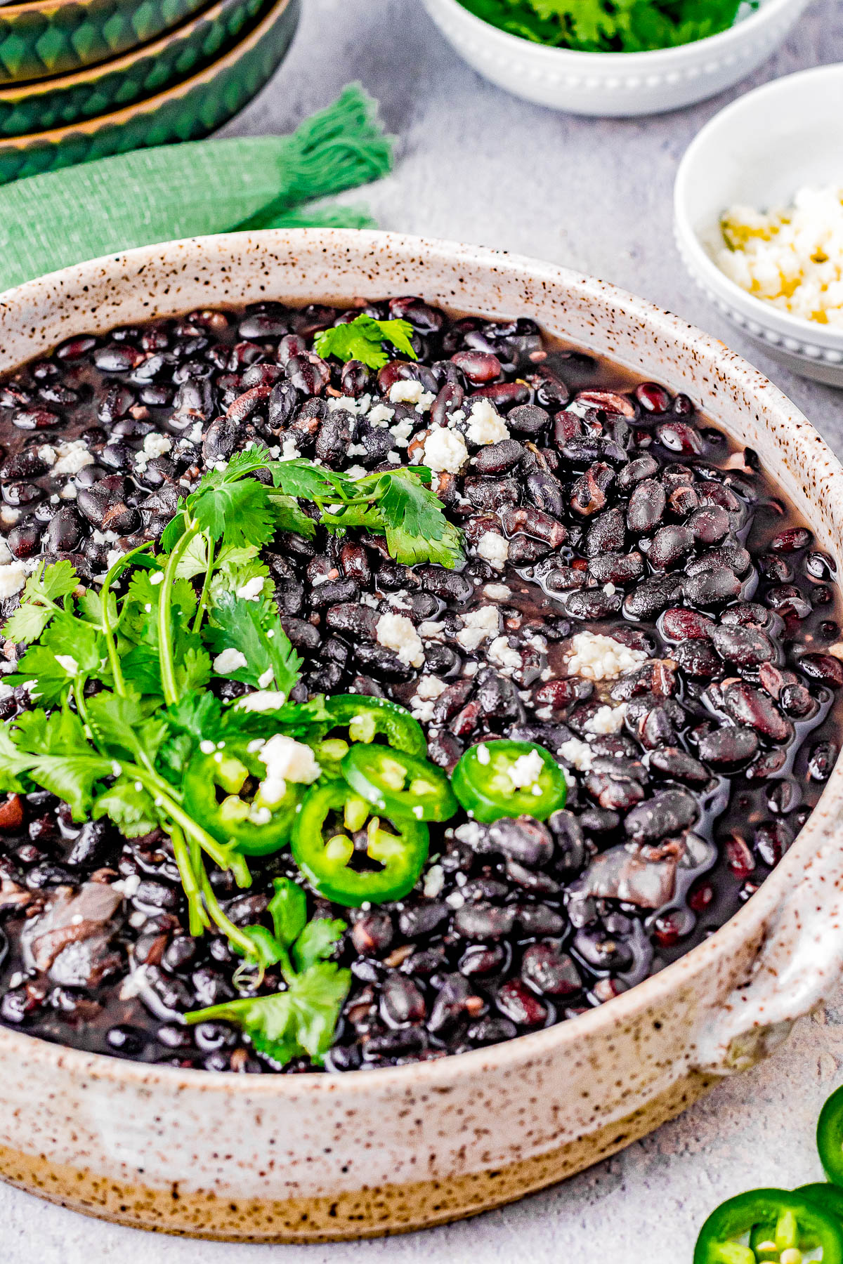 Instant Pot Black Beans – Learn how to EASILY make PERFECT black beans in an Instant Pot in just ONE hour! Substitute these superior tasting homemade black beans in any recipe that calls for canned black beans including soups, chili, casseroles, burritos, tacos, or your favorite Mexican recipes!