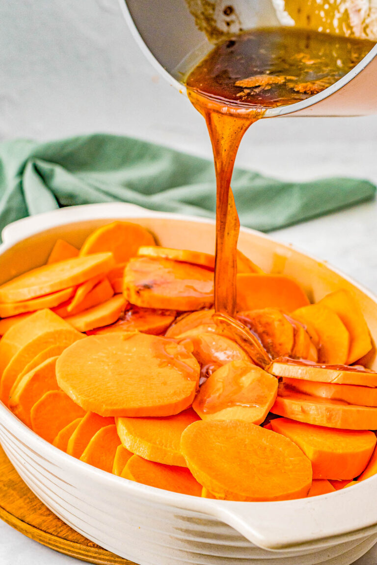 Thanksgiving Candied Yams (Oven Baked) - Averie Cooks
