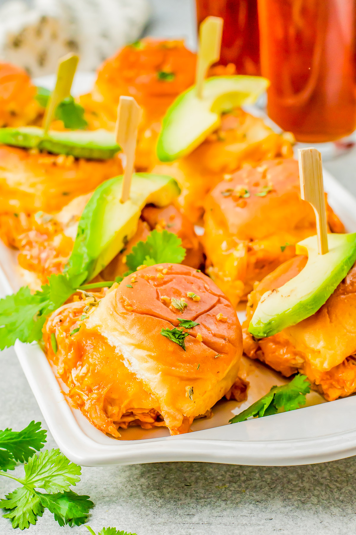 Chicken Enchilada Sliders – Averie Cooks