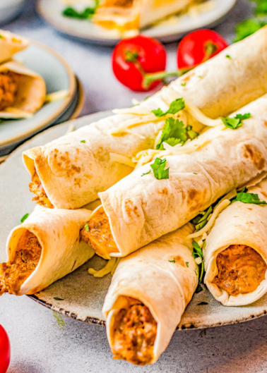 Baked Cheesy Beef Taquitos