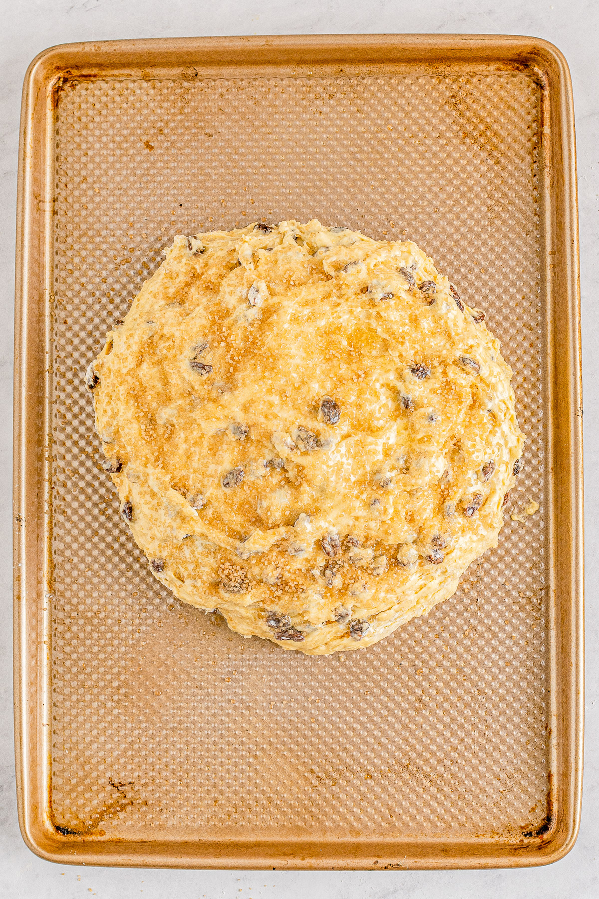 Easy Irish Soda Bread - A FAST, EASY, and foolproof recipe for classic Irish soda bread with an optional but fabulous twist of Irish whiskey-soaked raisins! A lightly sweetened crunchy crust with a soft interior, you'll want to make this quick bread recipe year round and not just for Saint Patrick's Day!