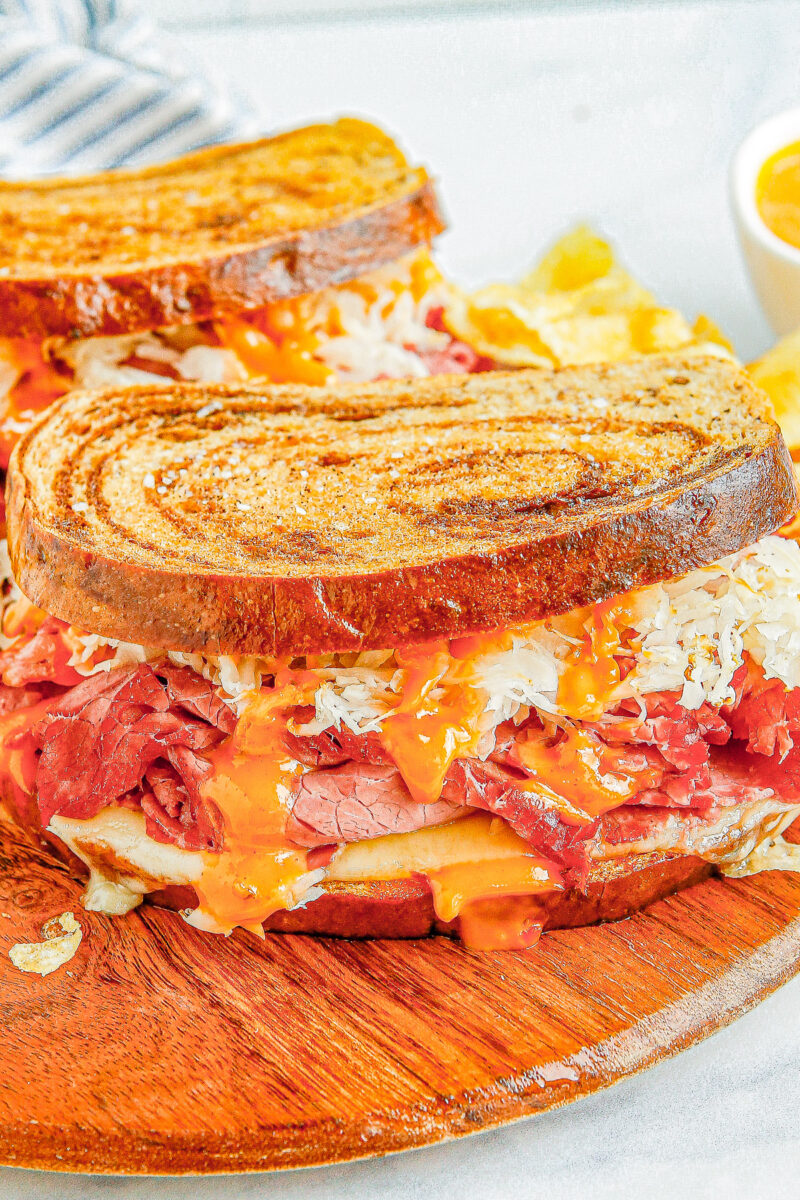 Air Fryer Reuben Sandwiches (+ Stovetop Instructions) Averie Cooks