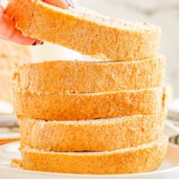 Honey Whole Wheat Bread - An EASY and foolproof homemade bread recipe for honey sweetened whole wheat bread! It's soft, thick, and scrumptious! Serve it plain, toast it, make sandwiches with it, or serve it with honey butter which is my favorite! Even if you're never made bread before, my recipe is straightforward and do-able.