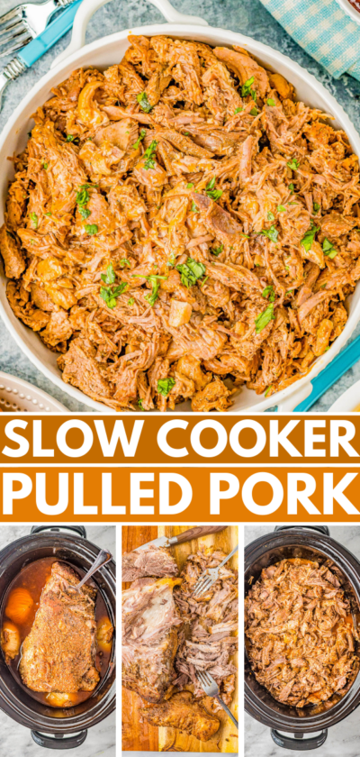 Slow Cooker Pulled Pork (Dry Rub) - Averie Cooks