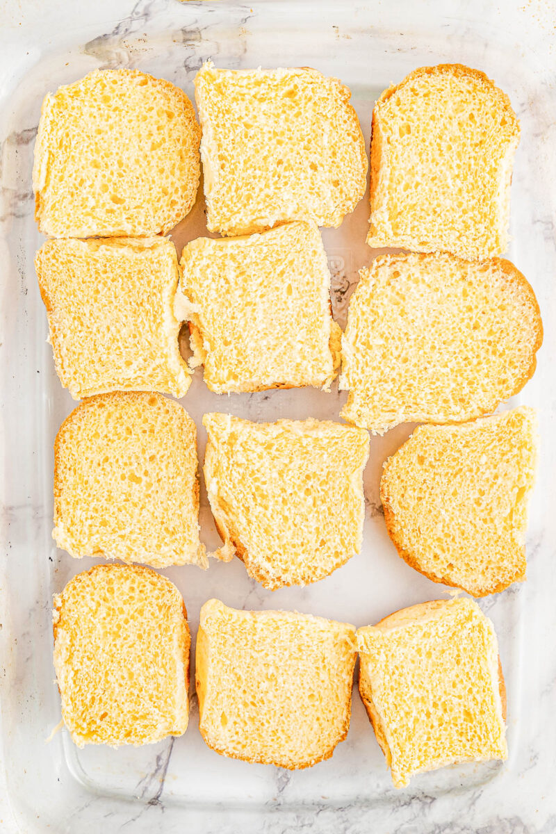 Hawaiian roll bottoms.