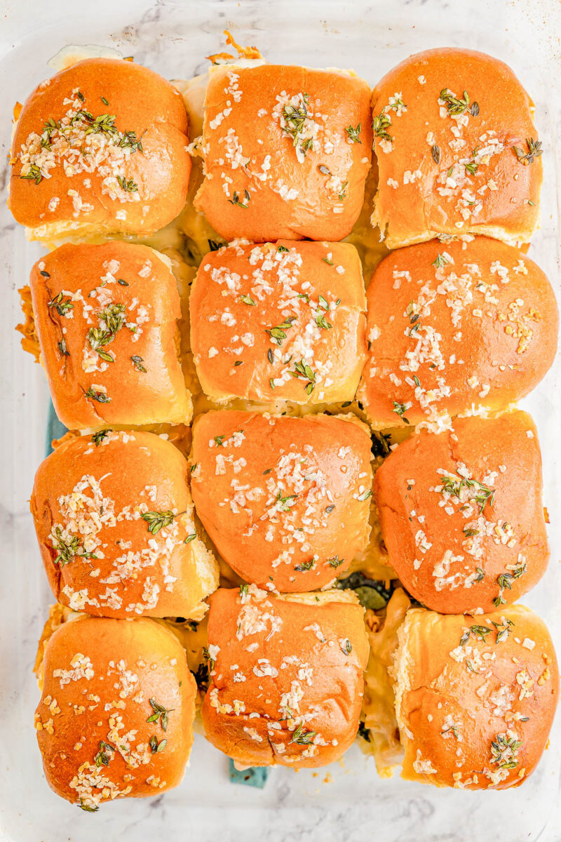 Barbecue Chicken Sliders.