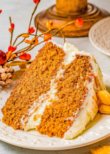 Spice Cake With Cream Cheese Frosting
