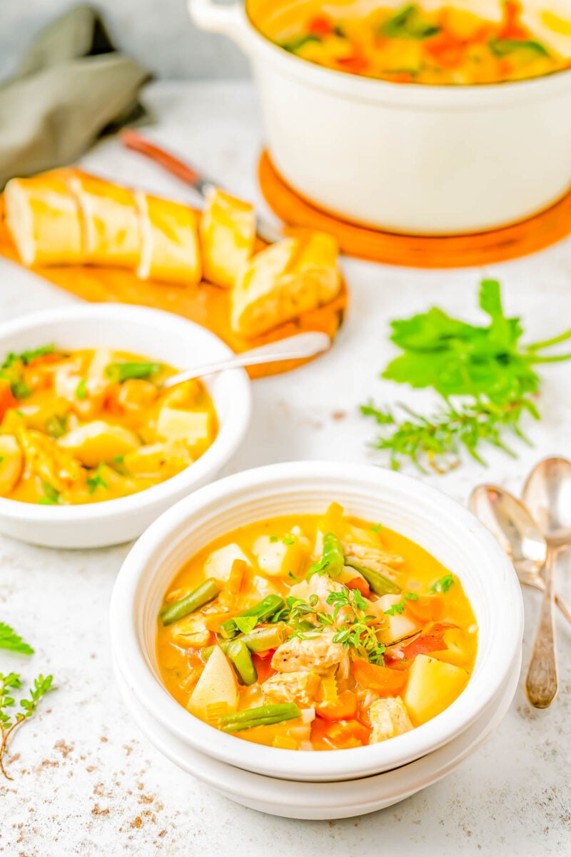 1-Hour Easy Chicken Stew Recipe - Averie Cooks