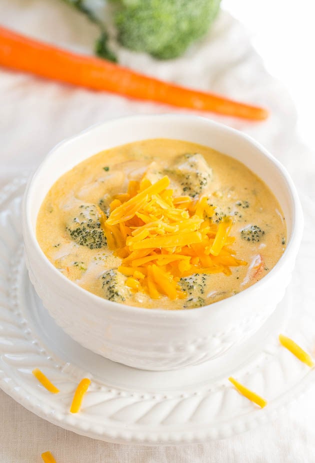 The Best Broccoli Cheese Soup (Better-Than-Panera Copycat) - Make the best soup of your life at home in 1 hour! Beyond words amazing!!