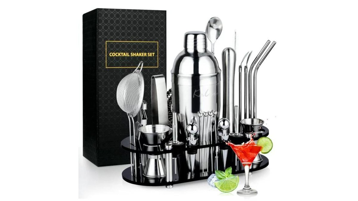 Best kitchen gifts for holiday shopping: Bartending set 