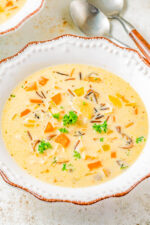Creamy Turkey Wild Rice Soup - Averie Cooks