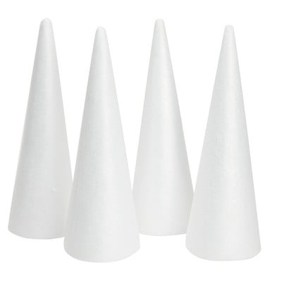 4 Pack Craft Foam - Foam Cones for Crafts, Trees, Holiday Gnomes, Christmas  Decorations, DIY Art Projects (13.5x5.5 In) : : Home
