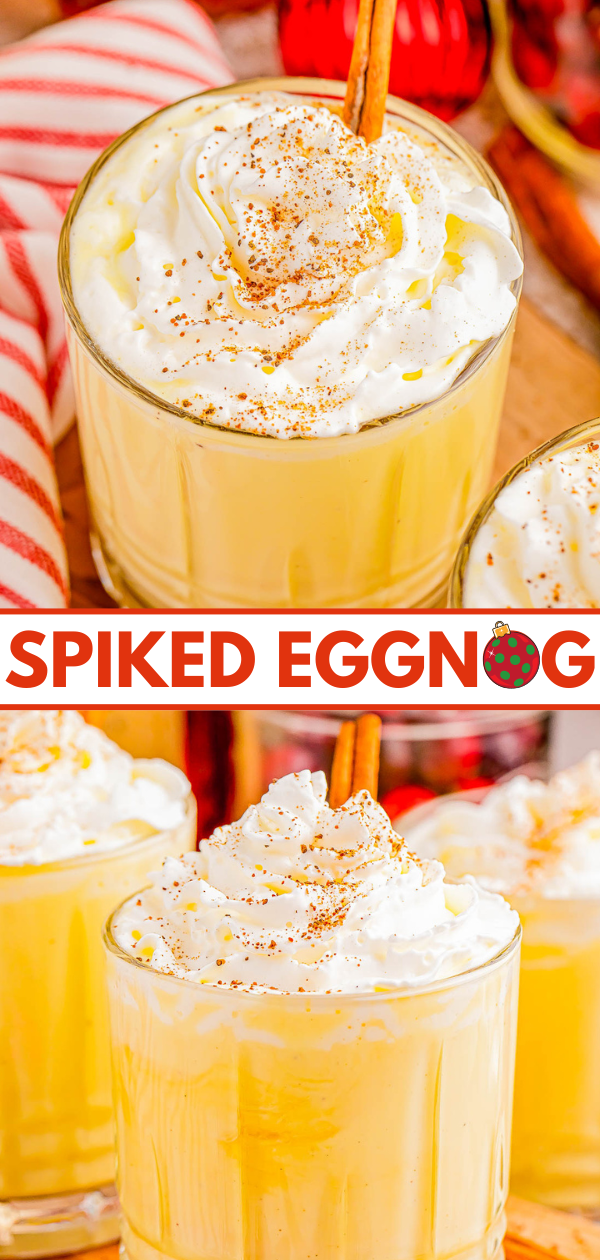 Homemade Spiked Eggnog - Linger