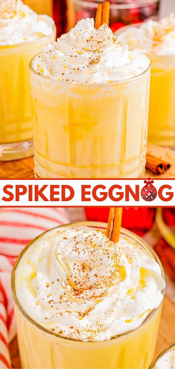 Homemade Spiked Eggnog - Linger