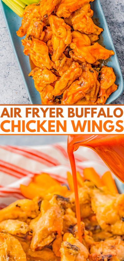 Extra Crispy Air Fryer Wings - Averie Cooks