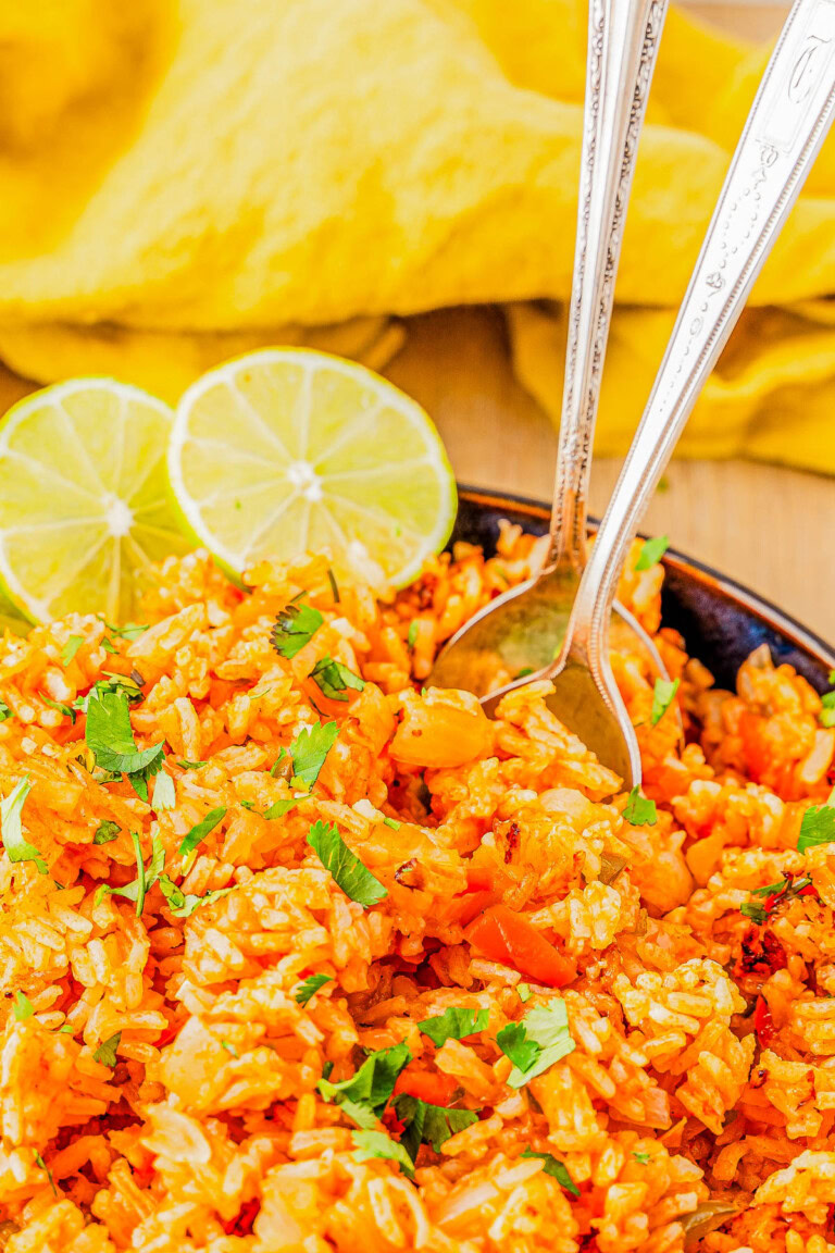 Spanish H Rice Homemade Spanish Rice with Veggies - Averie Cooks