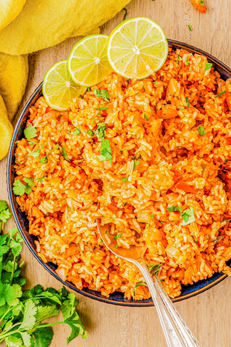 Spanish H Rice Homemade Spanish Rice with Veggies - Averie Cooks