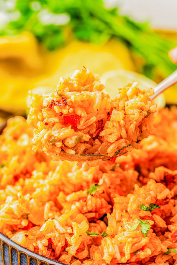 Homemade Spanish Rice with Veggies - Averie Cooks