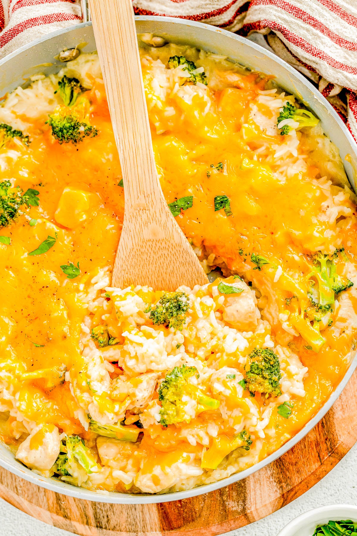 30-Minute Stovetop Chicken Broccoli and Rice Casserole