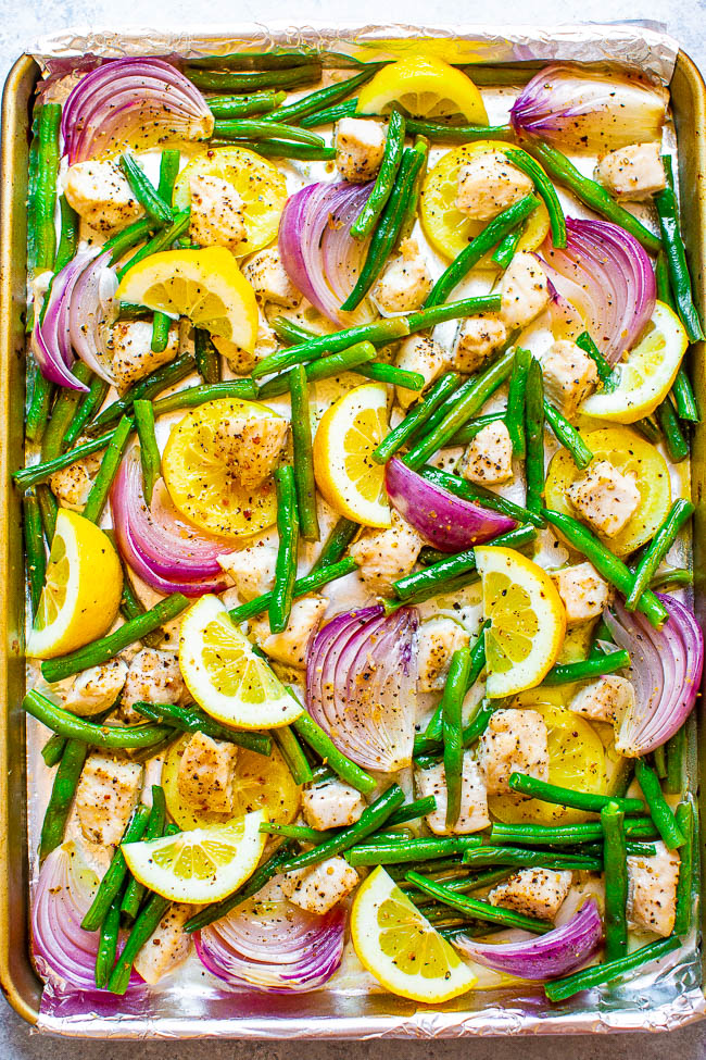 15-Minute Sheet Pan Lemon Pepper Chicken