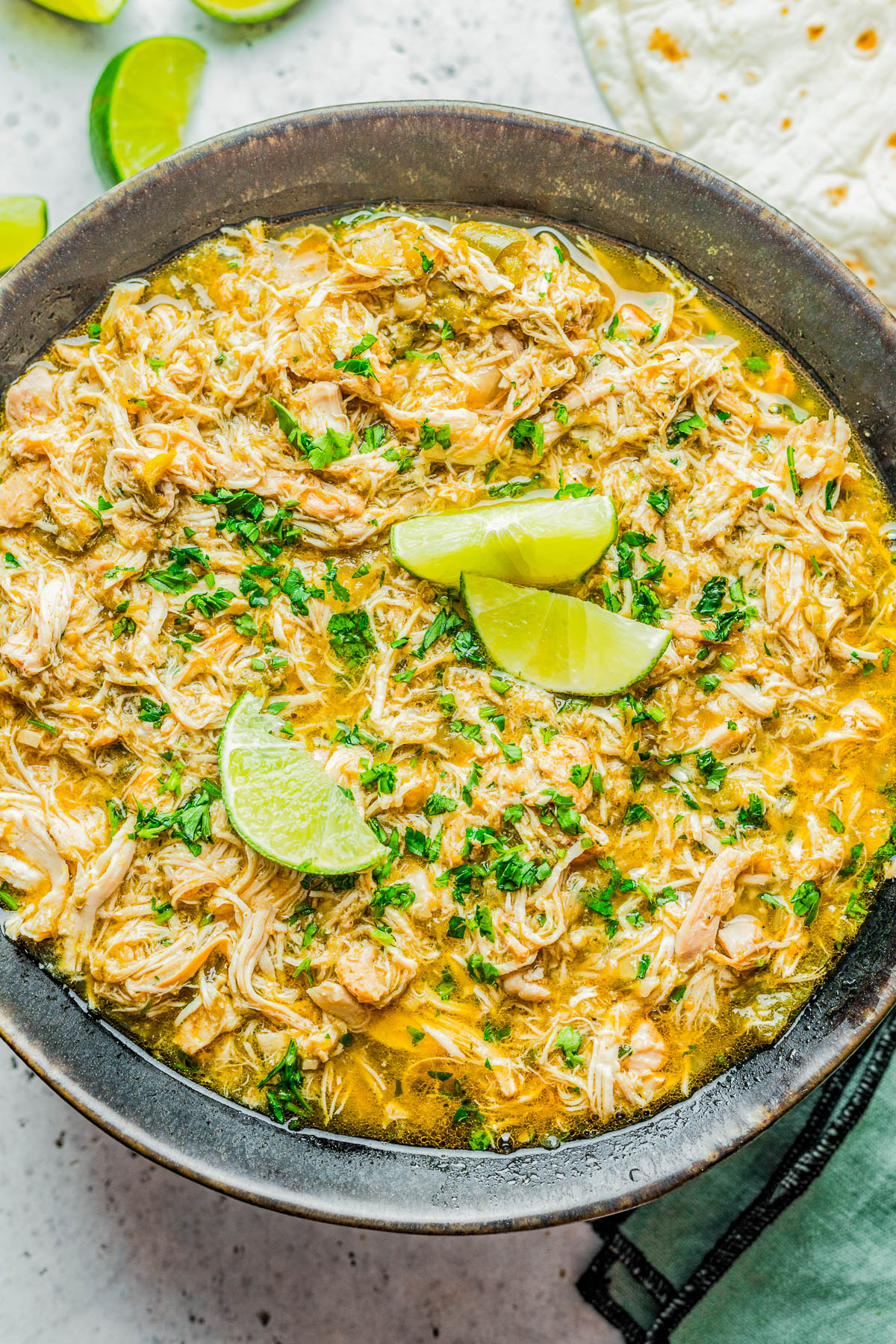 Slow Cooker Green Chile Chicken