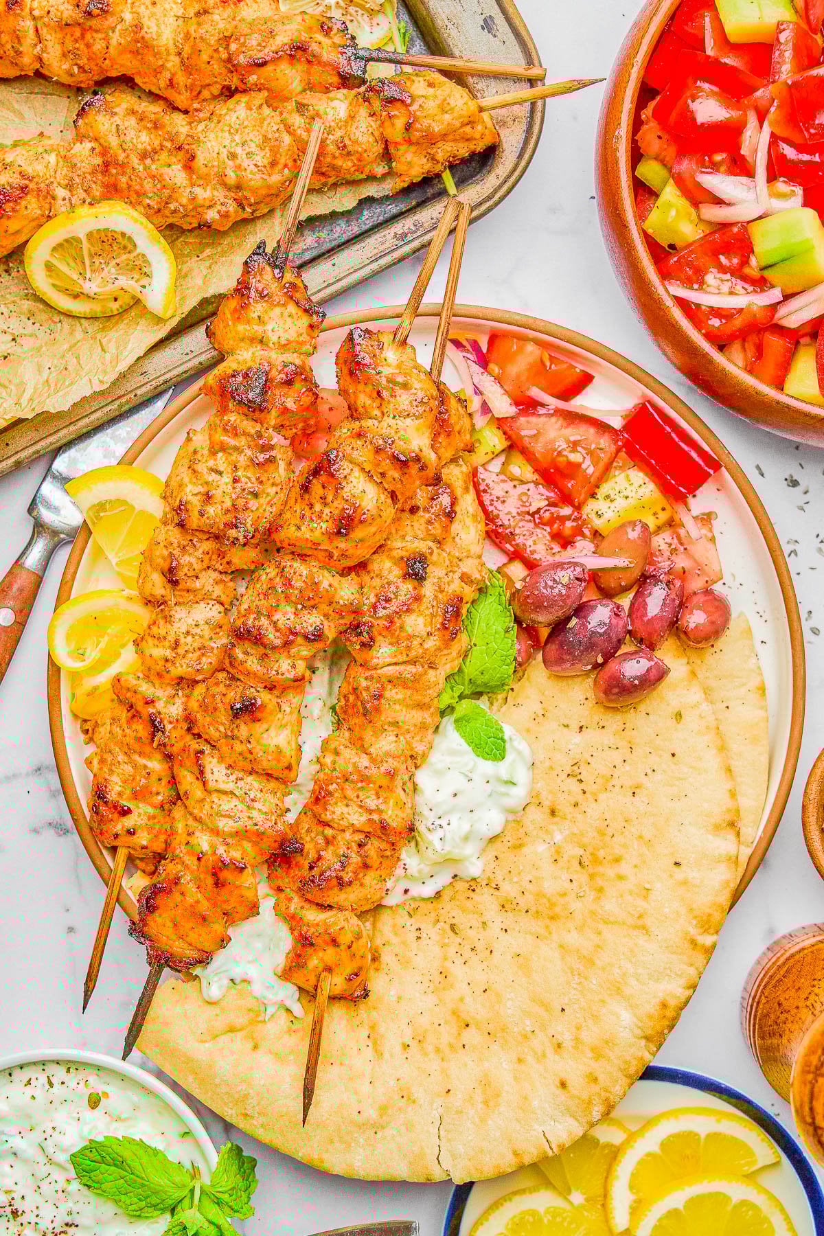 Greek Chicken Kabobs