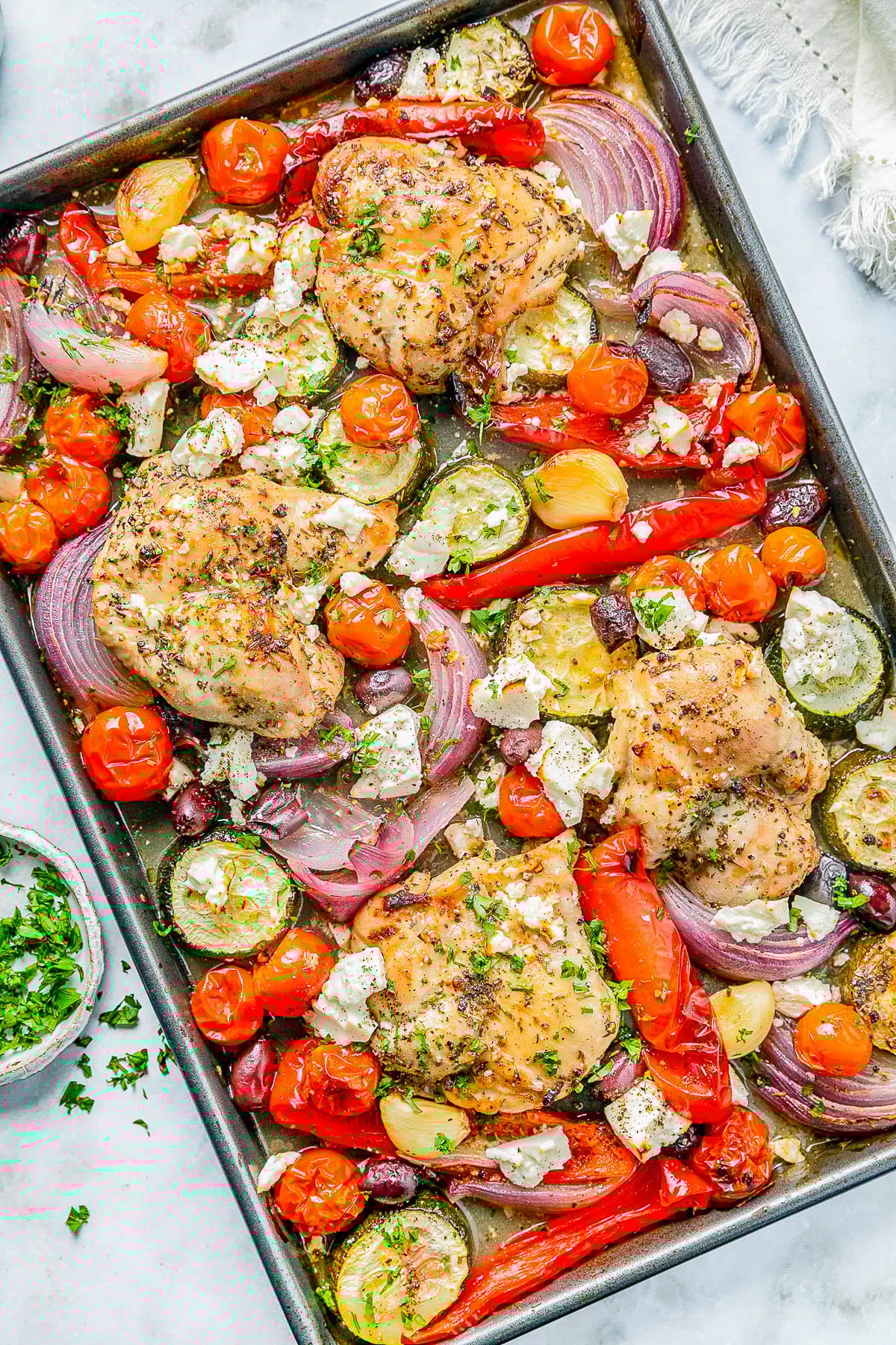 Greek Sheet Pan Chicken