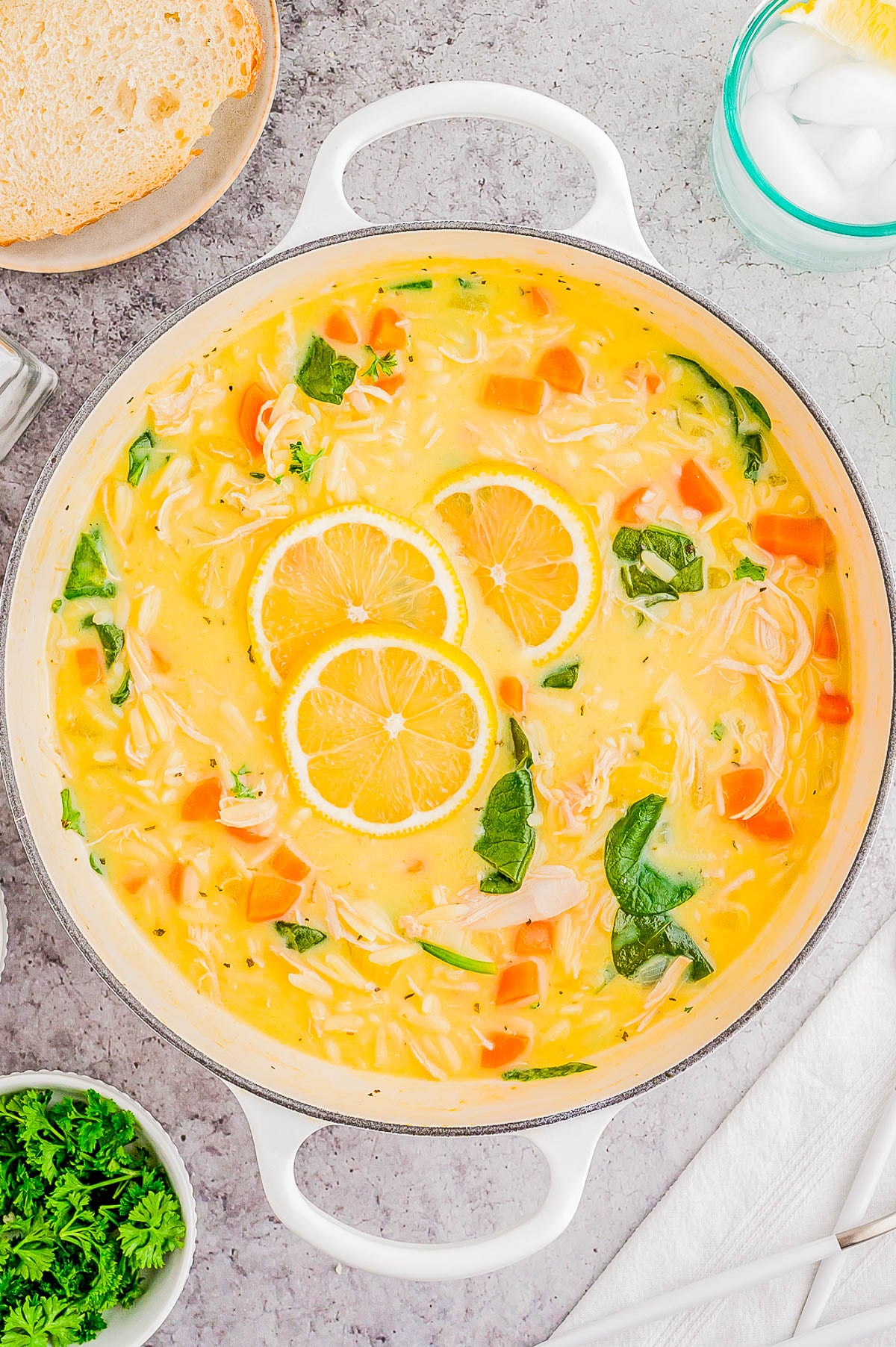 Lemon Chicken Soup (Greek Avgolemono)