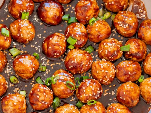 Saucy Asian Meatballs (Easy & Uses Frozen Meatballs!) - Averie Cooks